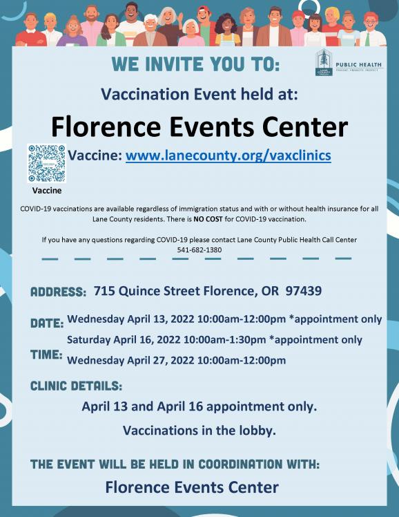 COVID19 Vaccinations Florence Event Center